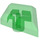 LEGO Vert transparent Tuile 1 x 2 diamant (35649)