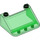 LEGO Transparant groen Voorruit 4 x 3 x 1.3 met Hollow Noppen (35279 / 57783)