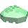 LEGO Vert transparent Pare-brise 6 x 6 Octagonal Canopée avec trou d&#039;axe (2418)