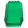 LEGO Vert transparent Pare-brise 6 x 8 x 3 Coin (32086)