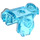 LEGO Transparentes Hellblau Armor mit Breastplate und Schulter Pads (11098)