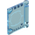 LEGO Transparent Light Blue Book Cover with Dark Blue and White Targeting Symbols (24093 / 106342)