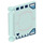 LEGO Bleu clair transparent Book Cover avec Dark Bleu et blanc Targeting Symbols (24093 / 106342)