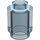 LEGO Bleu clair transparent Brique 1 x 1 Rond avec goujon ouvert (3062 / 30068)