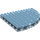 LEGO Bleu clair transparent Brique 12 x 12 Rond Coin  sans Top Pegs (6162 / 42484)