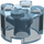 LEGO Bleu clair transparent Brique 2 x 2 Rond (3941 / 6143)