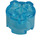 LEGO Transparent Light Blue Brick 2 x 2 Round (3941 / 6143)