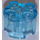 LEGO Bleu Clair Transparent Brique 2 x 2 Rond (3941 / 6143)