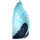 LEGO Transparent Light Blue Cocoon Petal with Black Base Pattern (15358)