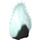 LEGO Transparent Light Blue Cocoon Petal with Black Base Pattern (15358)