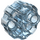 LEGO Bleu clair transparent Connecteur Rond avec Épingle et Essieu des trous (31511 / 98585)