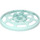 LEGO Transparent Light Blue Dish 6 x 6 Webbed (Squared Holder Underneath) (4285 / 30234)