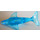 LEGO Transparent Light Blue Dolphin with Incorrect Bottom Connection