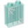 LEGO Transparent Light Blue Duplo Brick 1 x 2 x 2 with white spider webs with Bottom Tube (36627)