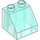 LEGO Transparent Light Blue Duplo Slope 2 x 2 x 1.5 (45°) (6474 / 67199)
