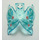 LEGO Transparente celeste Fairy Alas Pointed con Dots y Swirls (77192)