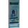 LEGO Transparent Light Blue Flag 7 x 3 with Bar Handle with Intruder Alert and Bane Sticker (30292)