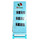 LEGO Transparent Light Blue Flag 7 x 3 with Bar Handle with &#039;Octan&#039;, &#039;DIESEL 0102&#039;, &#039;92 0153&#039; and &#039;95 0158&#039; Sticker (30292)