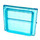 LEGO Transparentes Hellblau Scheibe 1 x 4 x 3 Zug Fenster (4034)