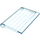 LEGO Transparent Light Blue Glass for Car Roof 4 x 4 with Ridges