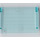 LEGO Transparent Light Blue Glass for Car Roof 4 x 4 with Ridges