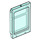 LEGO Transparent Light Blue Glass for Door with Top and Bottom Lip (4183)