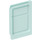 LEGO Transparent Light Blue Glass for Door with Top and Bottom Lip (4183)