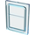 LEGO Transparentes Hellblau Glas for Zug Tür mit Lippe auf allen Seiten (35157)