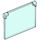 LEGO Transparent Light Blue Glass for Window 1 x 4 x 3 Opening (35318 / 86210)