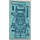 LEGO Transparent Light Blue Glass for Window 1 x 4 x 6 with Iron Man Outline and ‘MARK VI’ Sticker (6202)