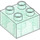 LEGO Transparenter hellblauer Glitter Duplo Backstein 2 x 2 (3437 / 89461)