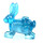 LEGO Azul claro transparente con purpurina Hare Patronus (67900)