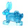 LEGO Paillettes bleue claire transparentes Hare Patronus (67900)