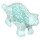 LEGO Transparant Lichtblauw Glitter Otter (67631)