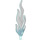 LEGO Transparent Light Blue Large Flame with Marbled Transparent Tip (28577 / 85959)