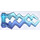 LEGO Transparentes Hellblau Lightning Bolt mit Marbled Transparent Purple (28555 / 59233)