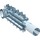 LEGO Transparent Light Blue Minifig Tool Chainsaw Blade (6117 / 28652)