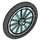 LEGO Bleu clair transparent Minifigure Vélo Roue pneu inamovible (28578 / 92851)