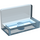 LEGO Transparant Lichtblauw Paneel 1 x 2 x 1 met afgeronde hoeken (4865 / 26169)