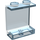 LEGO Transparant Lichtblauw Paneel 1 x 2 x 2 zonder zijsteunen, volle noppen (4864)