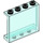 LEGO Transparentes Hellblau Panel 1 x 4 x 3 mit Seitenstützen, Hohlbolzen (35323 / 60581)