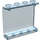 LEGO Transparant Lichtblauw Paneel 1 x 4 x 3 zonder zijsteunen, volle noppen (4215)