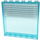 LEGO Bleu clair transparent Panneau 1 x 6 x 5 avec Partially drawn shade Autocollant (59349)