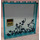 LEGO Transparent Light Blue Panel 1 x 6 x 5 with Terrarium Sticker (59349)