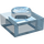 LEGO Transparent Light Blue Plate 1 x 1 (3024 / 28554)
