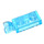 LEGO Transparent Light Blue Plate 1 x 2 with Horizontal Clip on End (42923 / 63868)