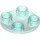 LEGO Transparent Light Blue Plate 2 x 2 Round with Rounded Bottom (2654 / 28558)