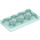 LEGO Transparent Light Blue Plate 2 x 4 (3020)