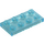 LEGO Transparent Light Blue Plate 2 x 4 (3020)