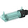 LEGO Transparent Light Blue Pneumatic Cylinder - Two Way (47225 / 63855)